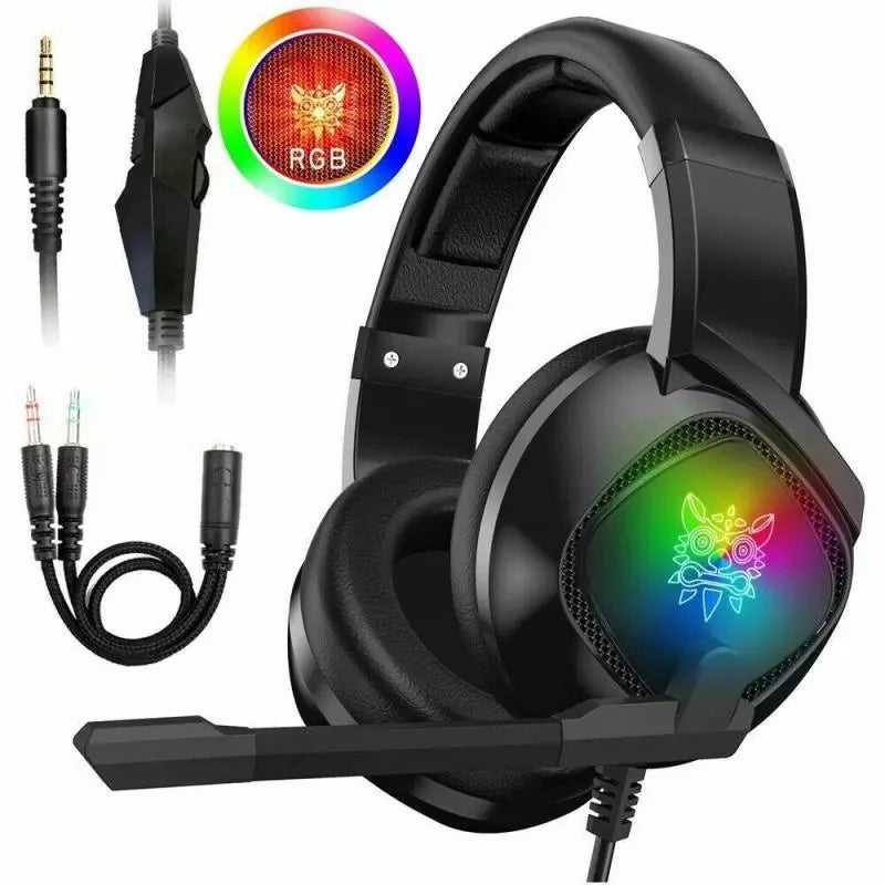Gaming Headset With Noise Cancellation Microphone