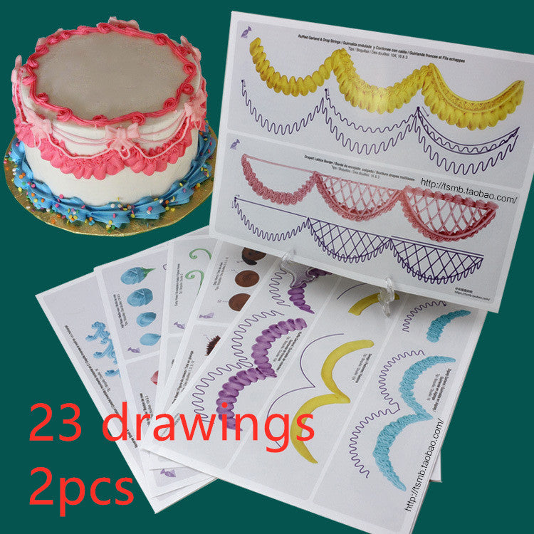 Cake decorating exercise board