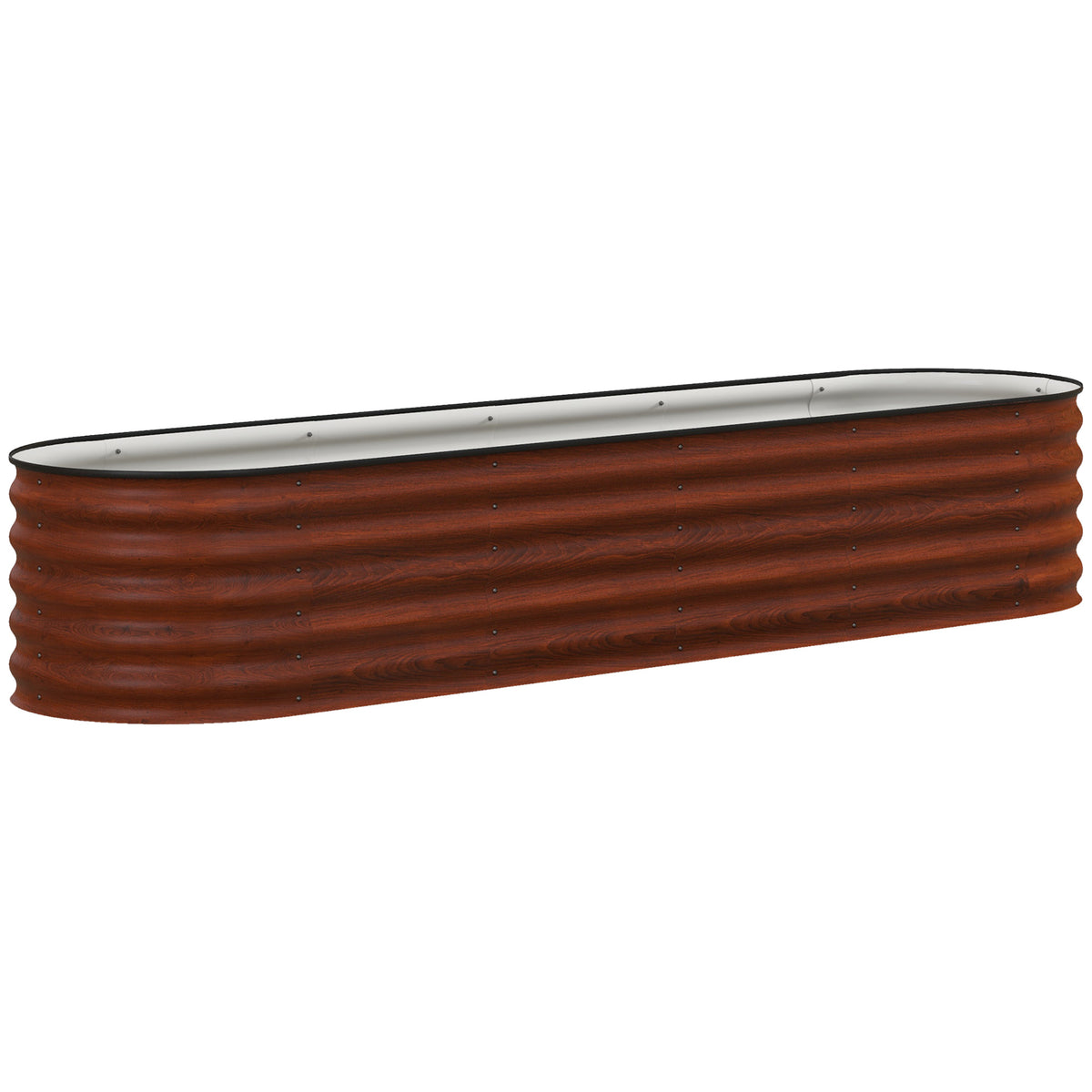 7.9' x 2' x 1.4' Galvanized Raised Garden Bed Kit