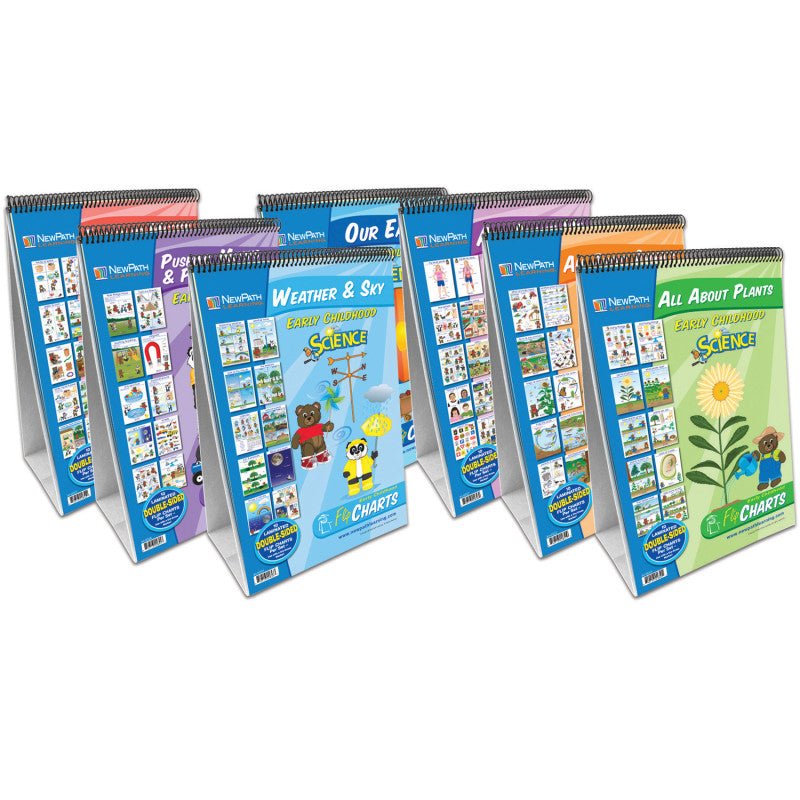 FLIP CHARTS SET OF ALL 7 EARLY CHILDHOOD SCIENCE BOOK READINESS
