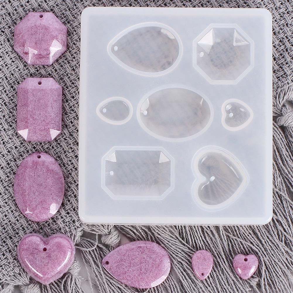 Home Simple Crystal Epoxy Pendant Mould