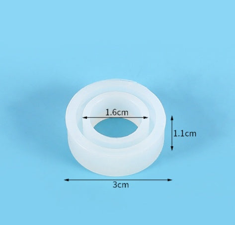 DIY Crystal Epoxy Mould Ring Set