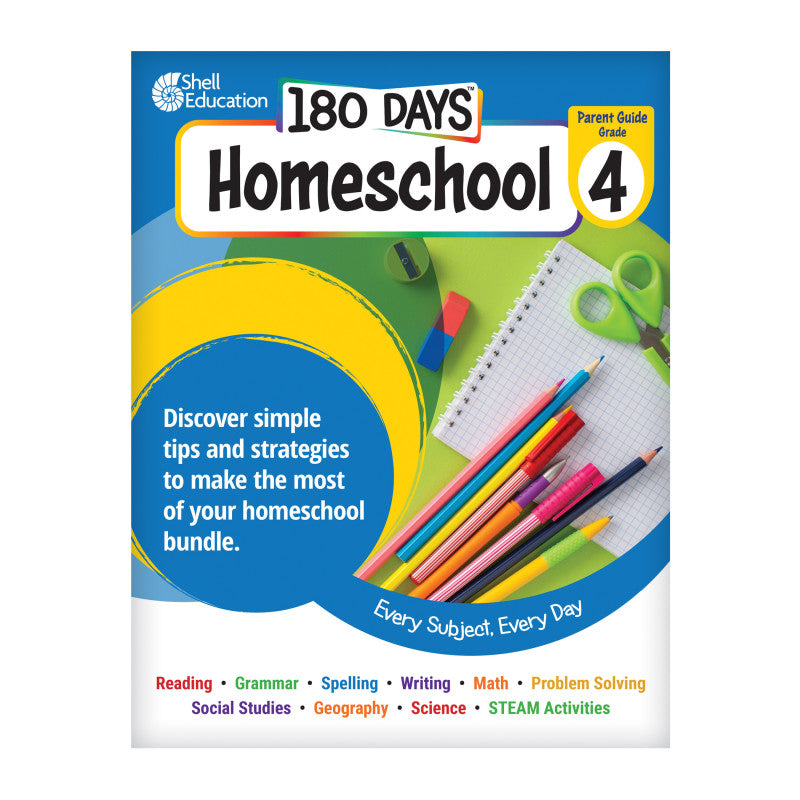 180 DAYS HOMESCHOOL GRADE 4 SET