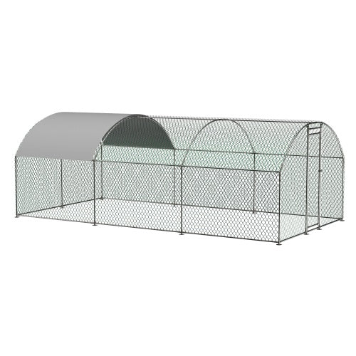 Large Chicken Coop Metal Track With Waterproof And UV Cover