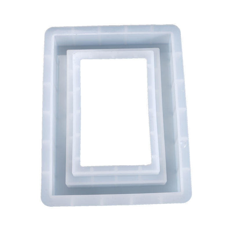 Crystal Epoxy Photo Frame Rectangular Silicone Mould