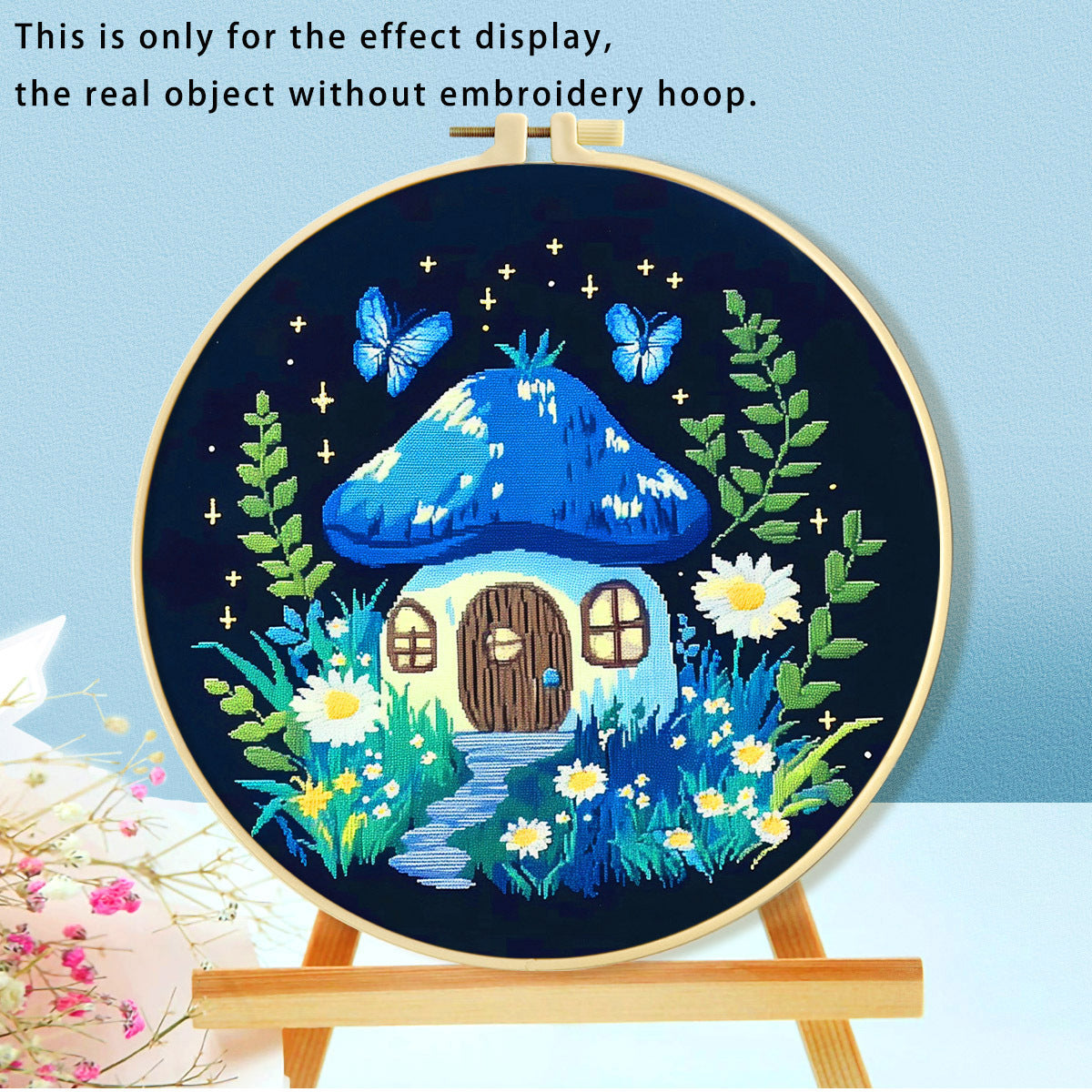 Mushroom Embroidery Art Kit