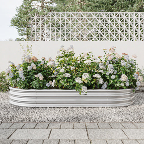 Raised Garden Bed Outdoor, Oval