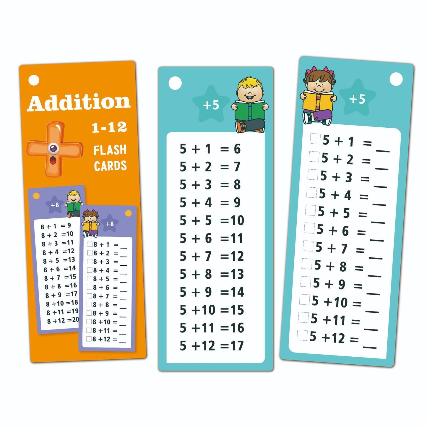 Math Erasable Learning Cards