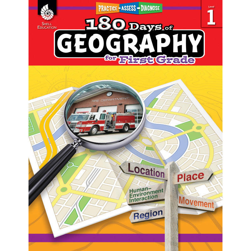 180 DAYS OF GEOGRAPHY GRADE 1 HISTORY BOOK