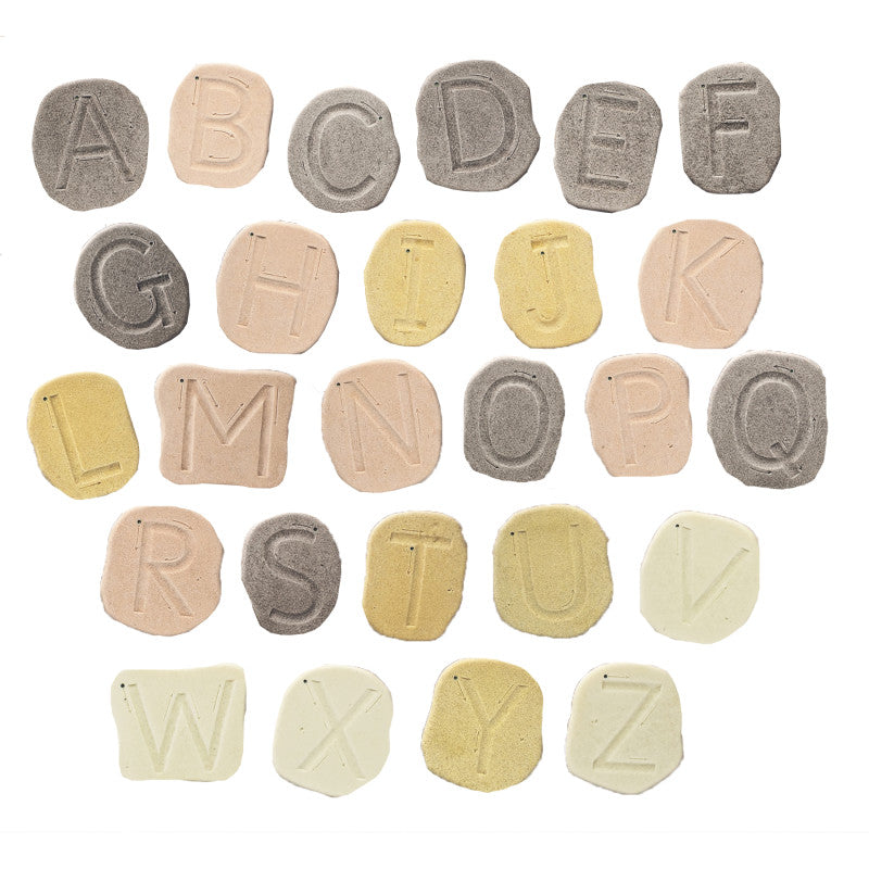 FEELS-WRITE UPPERCASE LETTER STONES SENSORY