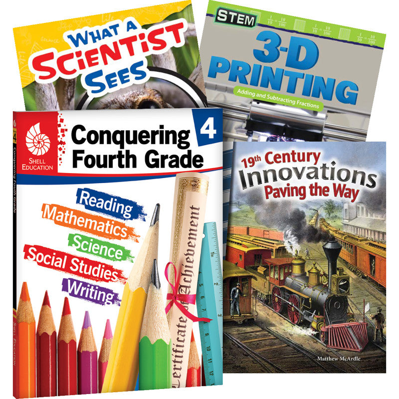 CONQUERING FOURTH GRADE 4-BOOK SET