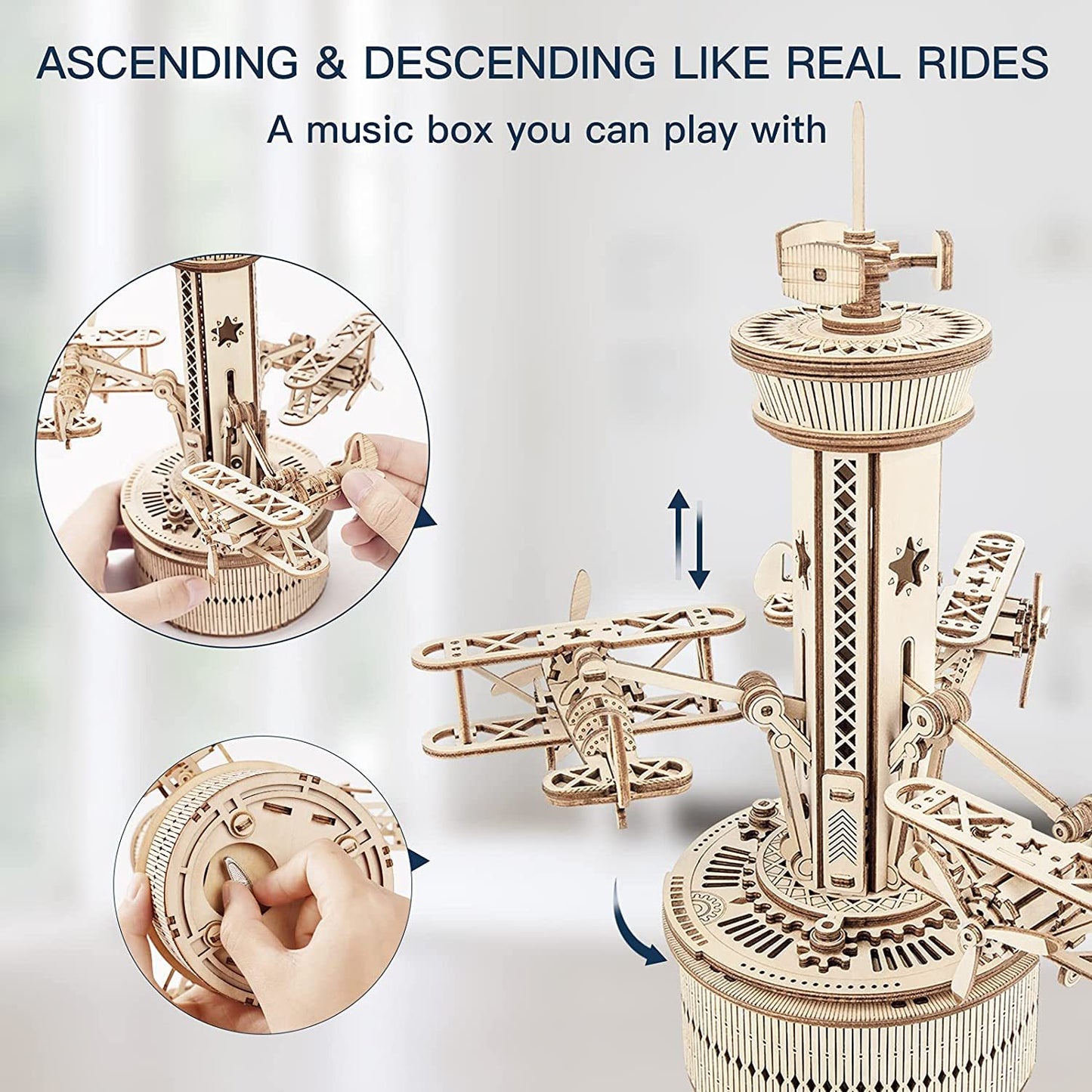STEM Self-Assembly Building Kit Airplane- Control Tower