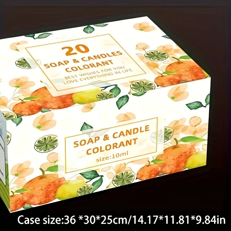 20 Color Candle Pigment Color Dye