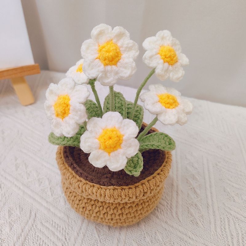 DIY Flower Bouquet Crocheted Material Package