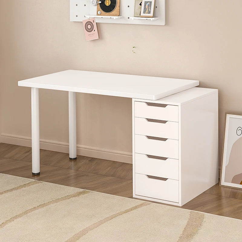 Computer desk with drawers