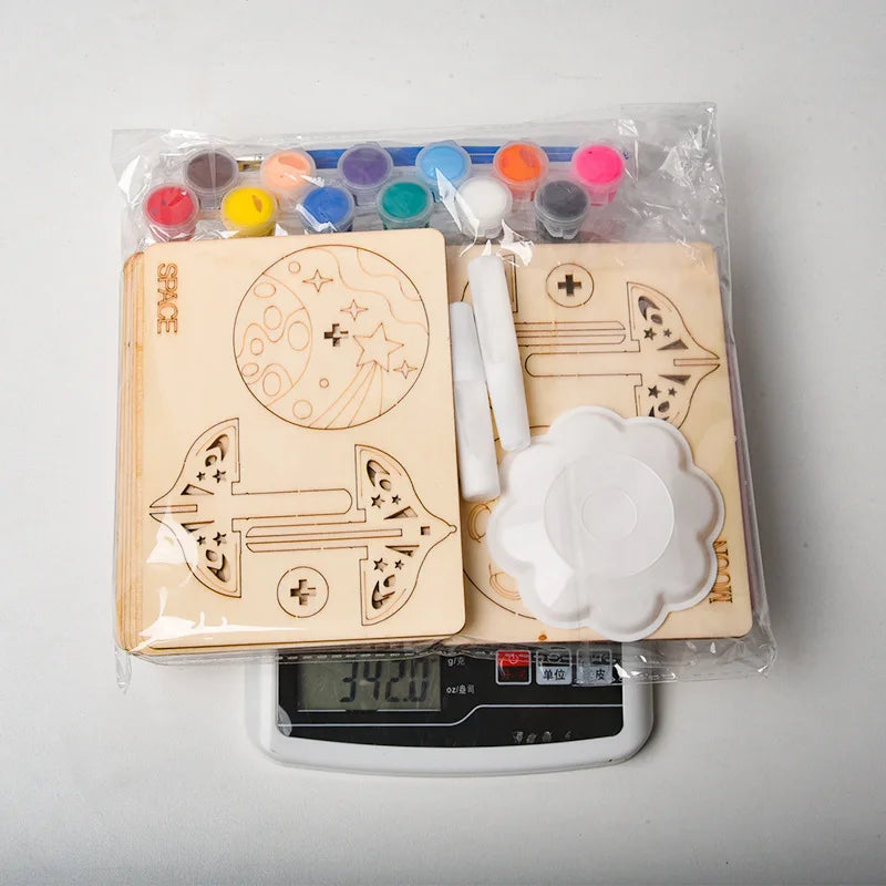 Planetary Gyroscope Assembly Painting STEM Kit