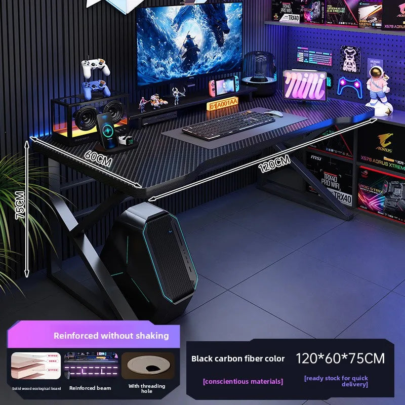 Desk bookshelf integrated desk with hole board