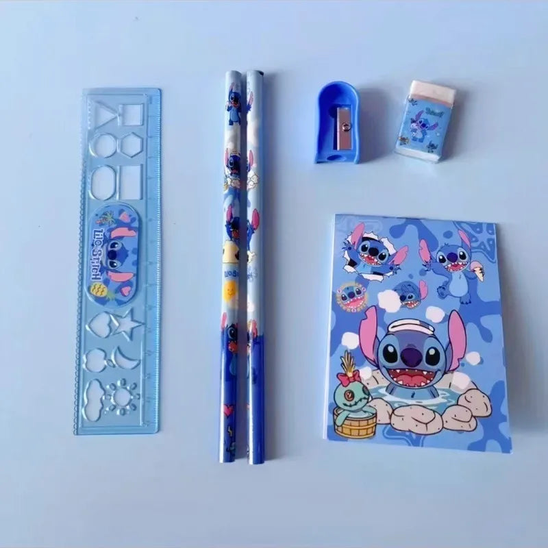 Stitch 6pcs School Supplies Set