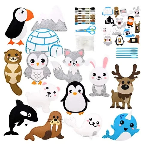 Christmas Sewing Kit Animal Sewing Craft Kit