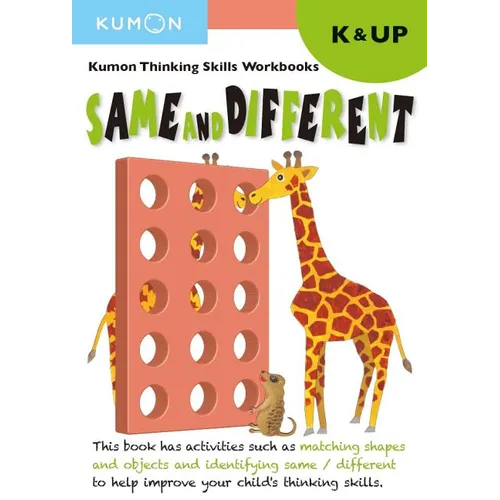 Kumon Thinking Skills Workbooks K: Same and Different