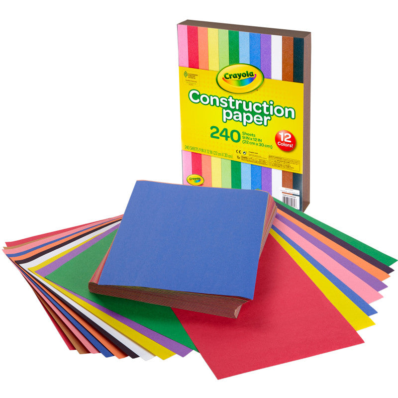 CRAYOLA 240 CT CONSTRUCTION PAPER