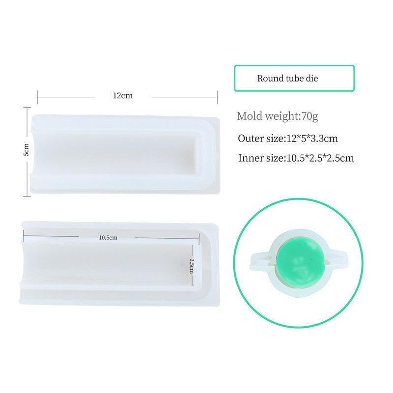 Silicone Tube Mold Soap Molds