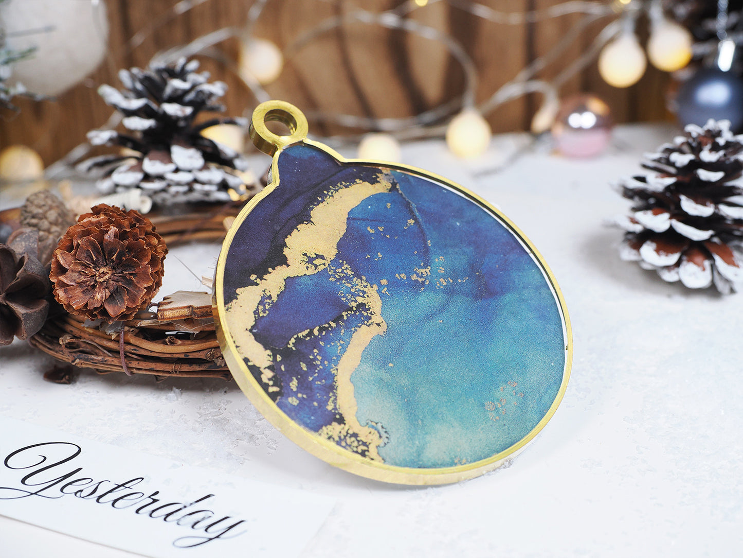 Diy Crystal Resin Christmas Ornament Epoxy Mold