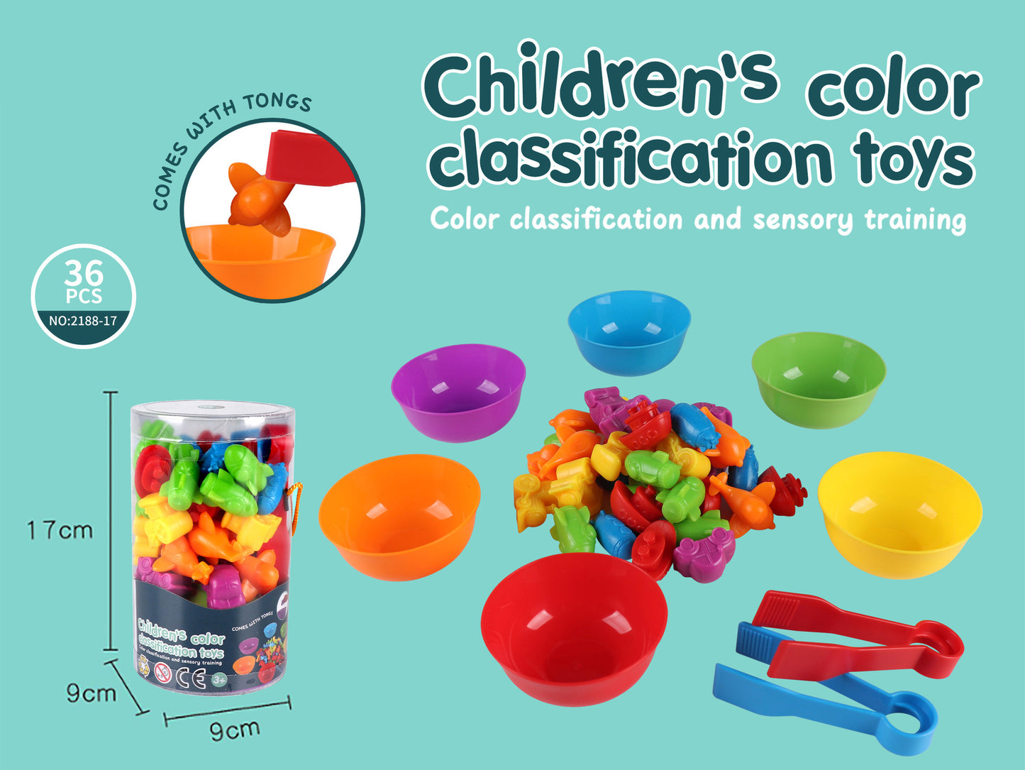 Rainbow Counting Math Kit