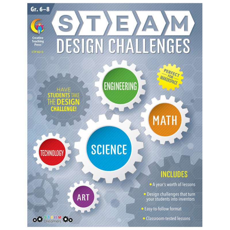 STEAM DESIGN CHALLENGES GRADES 6-8 SCIENCE BOOK