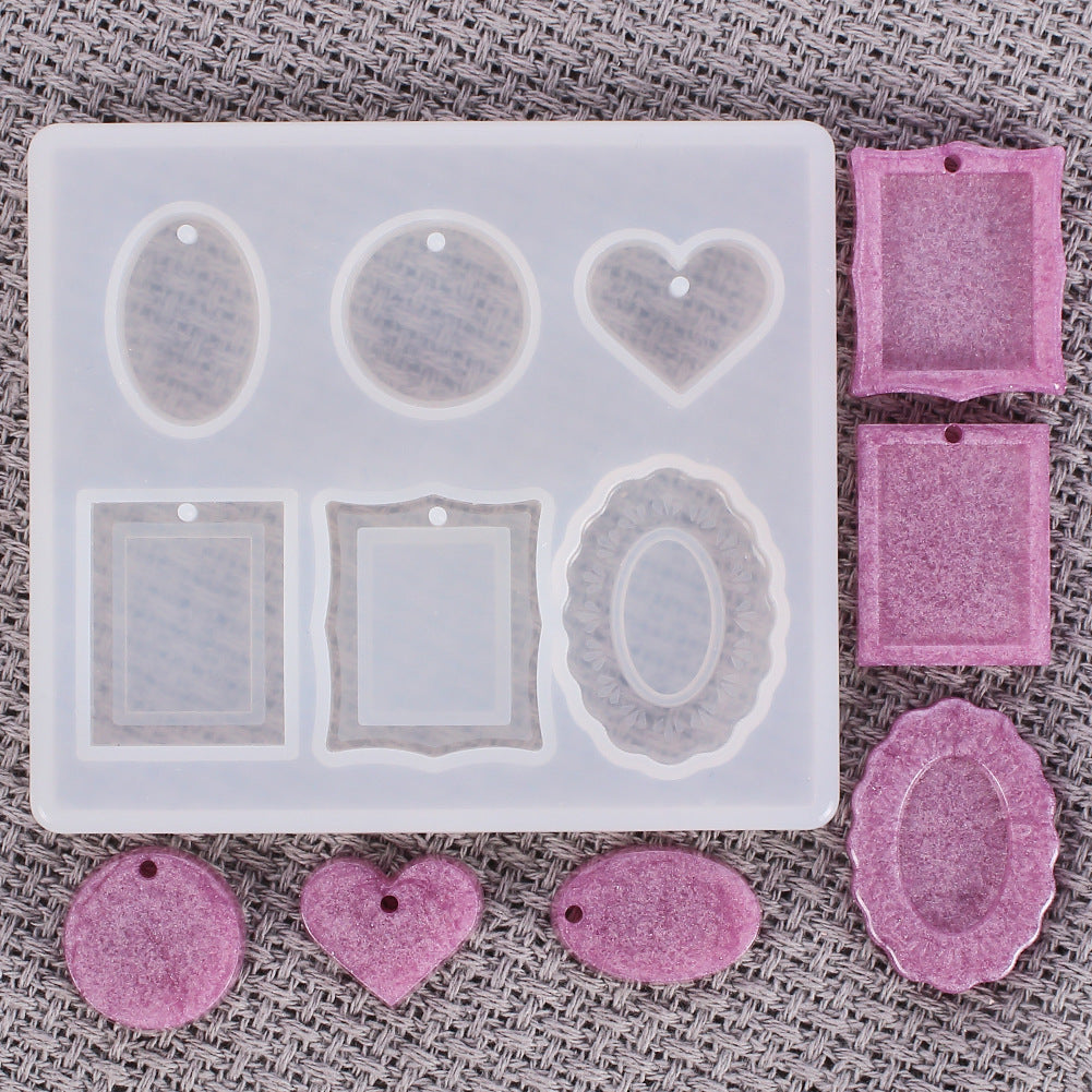 Home Simple Crystal Epoxy Pendant Mould