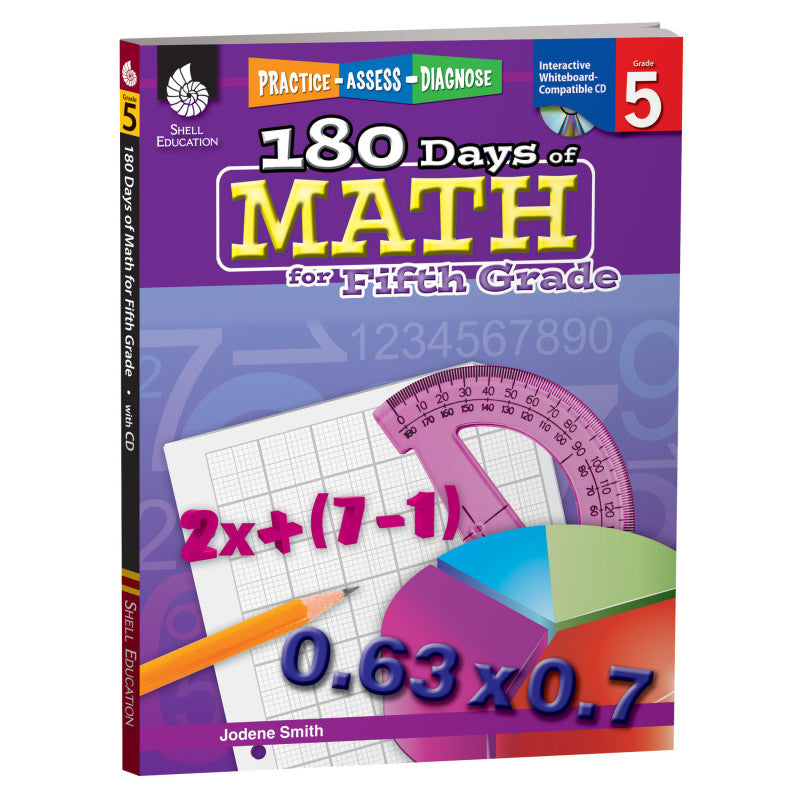 180 DAYS OF MATH GR 5 BOOK