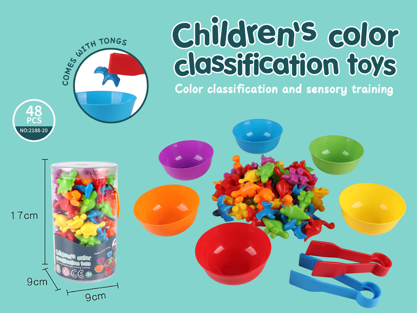 Rainbow Counting Math Kit