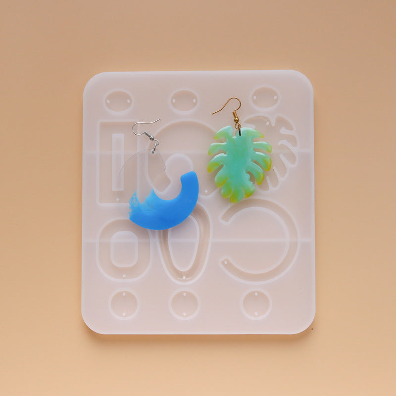 Crystal Epoxy Earrings Ear Pendant Mould