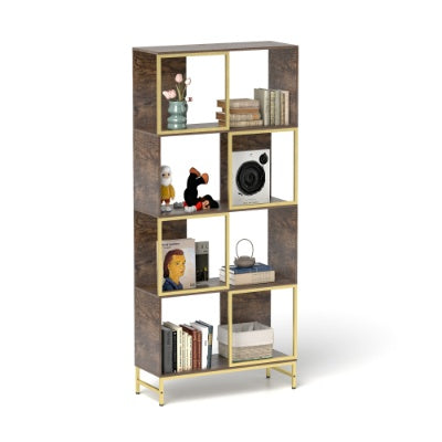 4-Tier Industrial Bookcase