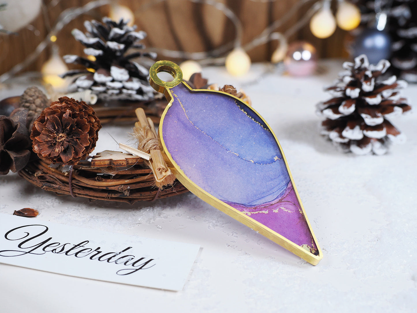 Diy Crystal Resin Christmas Ornament Epoxy Mold