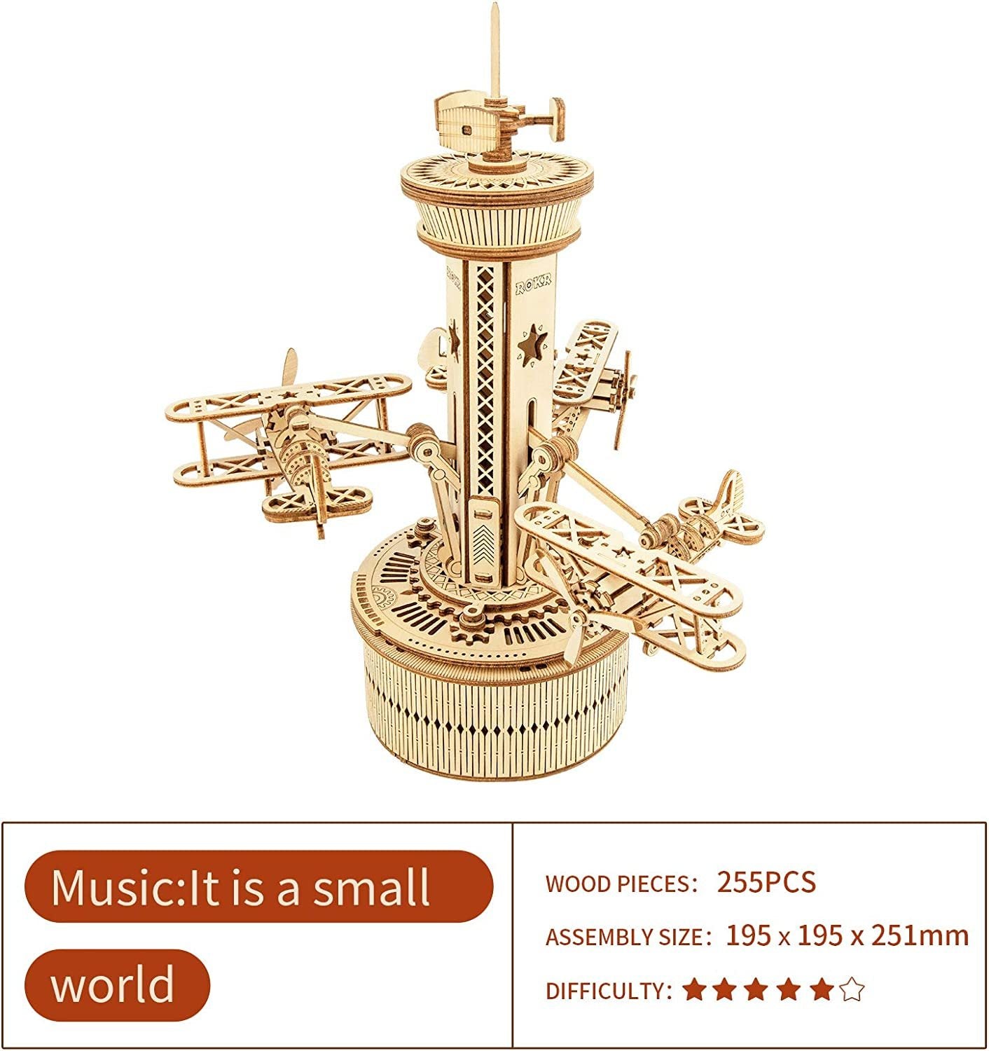 STEM Self-Assembly Building Kit Airplane- Control Tower