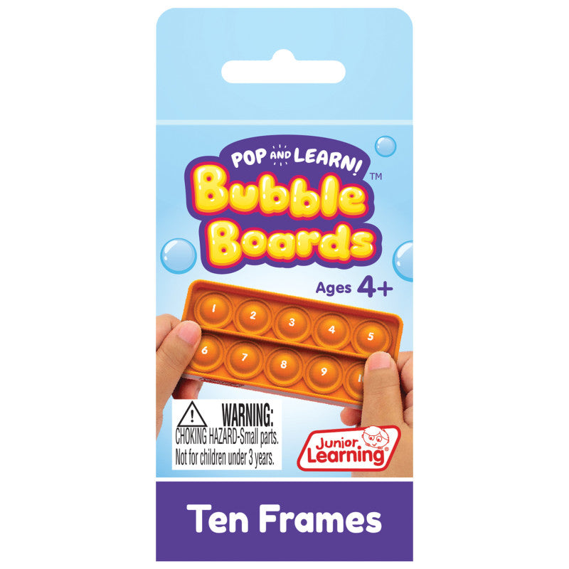 TEN FRAMES POP & LEARN BUBBLE BOARD MANIPULATIVE