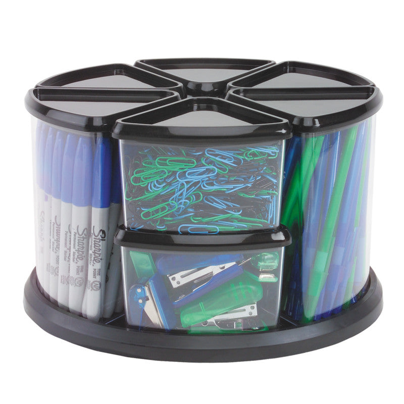 CAROUSEL ORGANIZER 9 BIN BLACK