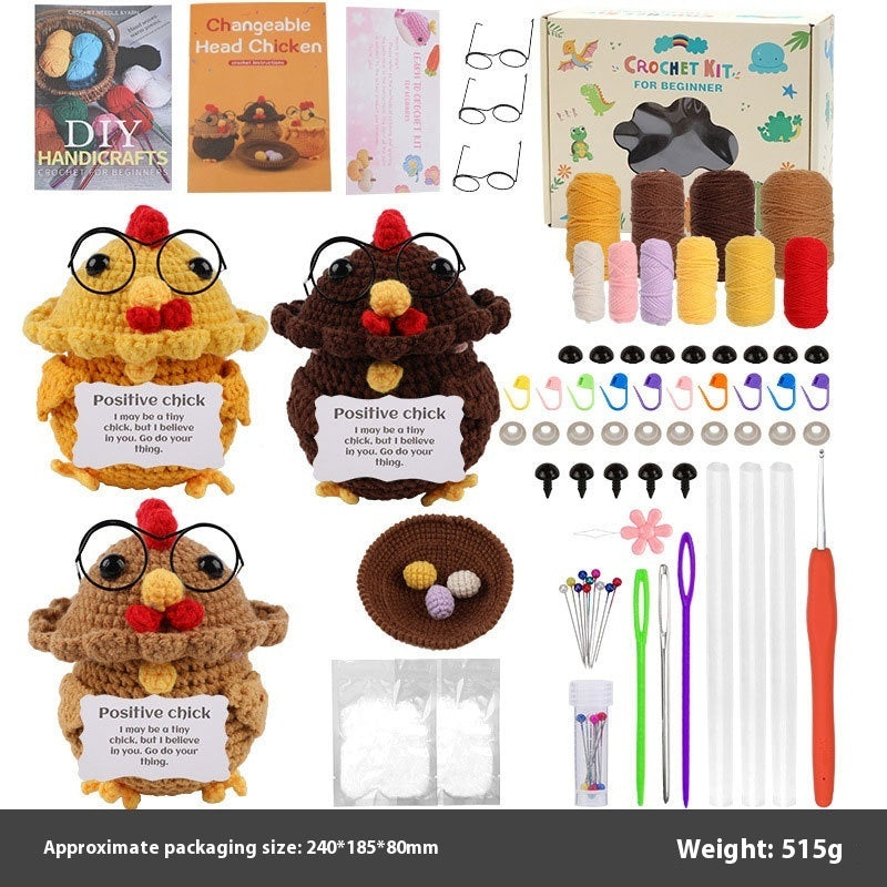 Converter Chicken Diy Crochet Material Package