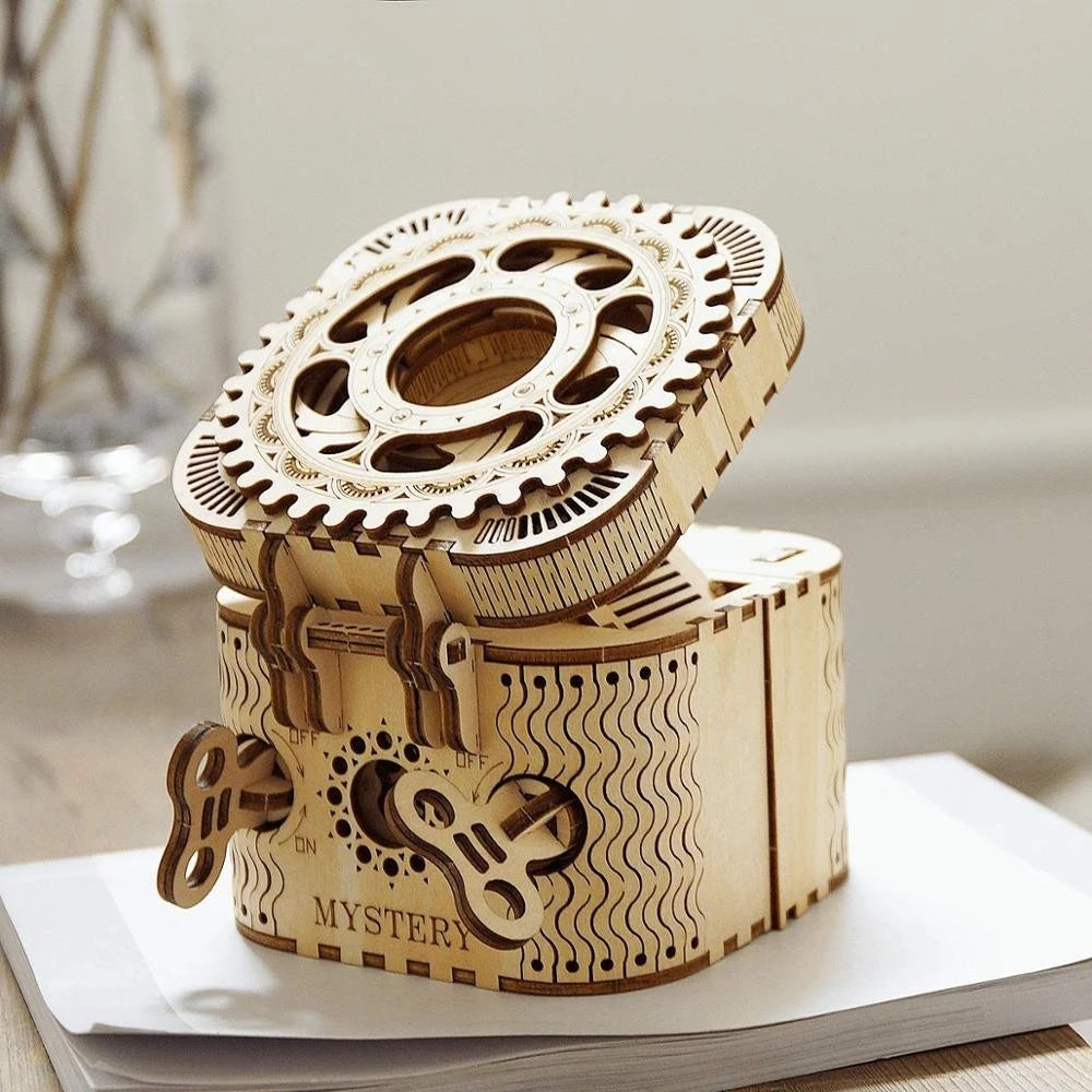 Robotime Rokr 123Pcs Treasure Box Creative 3D Wooden Puzzle