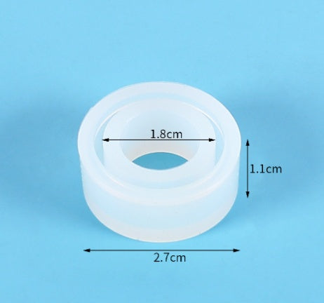 DIY Crystal Epoxy Mould Ring Set