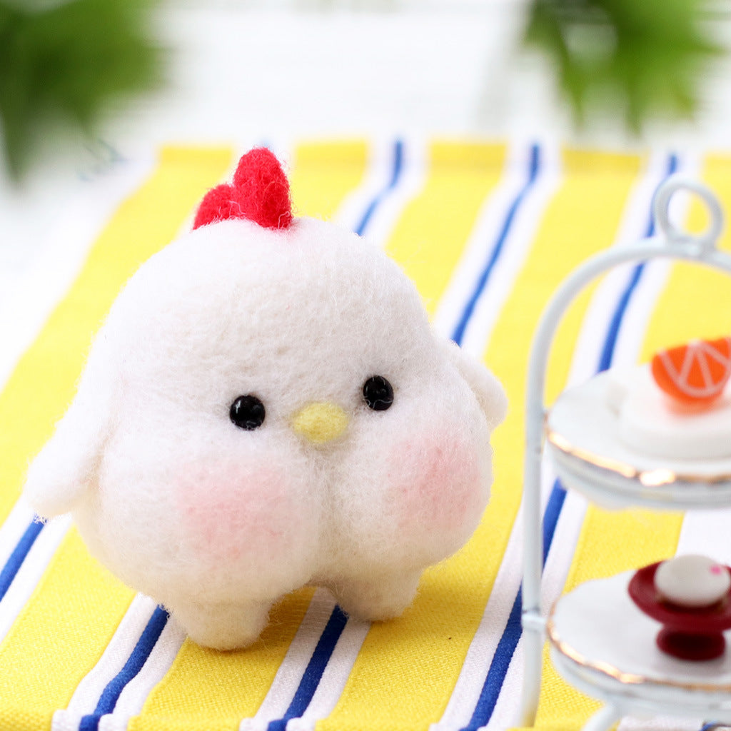 Wool Felt Plush Doll Poke Material Sewing Kit
