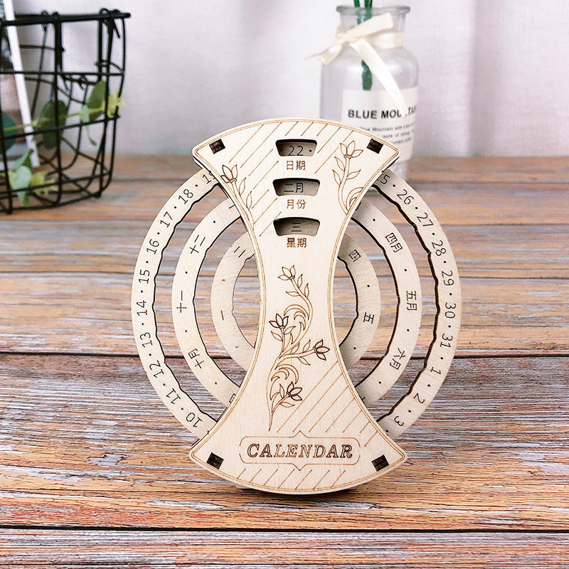 DIY Wooden Calendar STEM 3D Puzzle