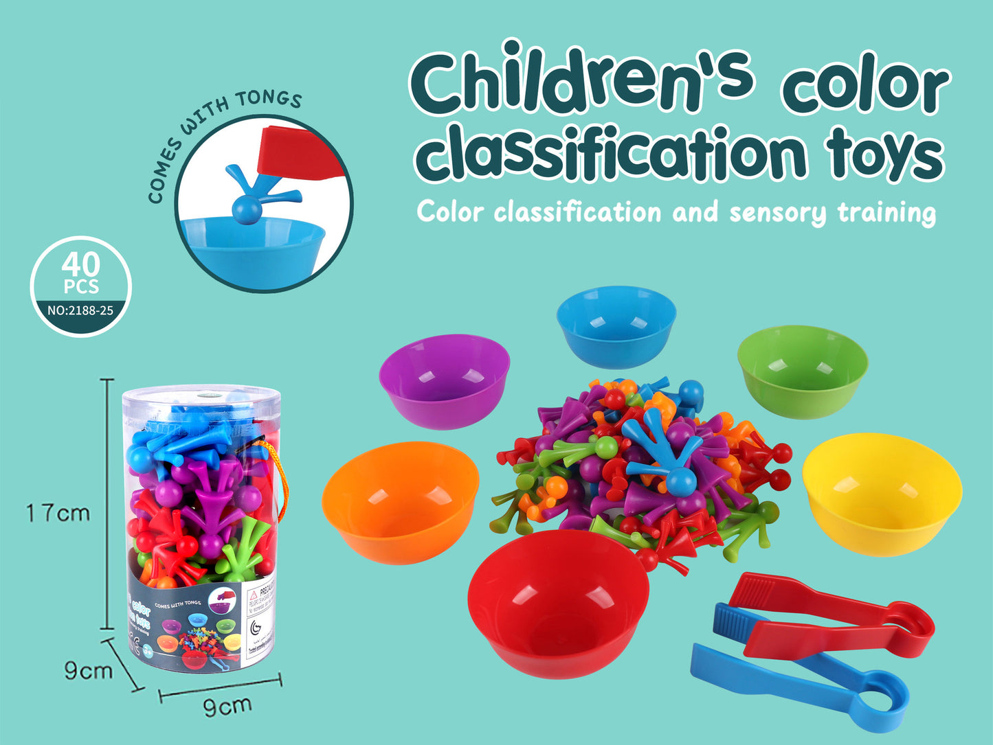 Rainbow Counting Math Kit