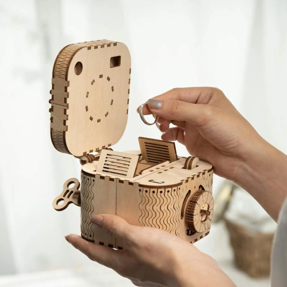 Robotime Rokr 123Pcs Treasure Box Creative 3D Wooden Puzzle