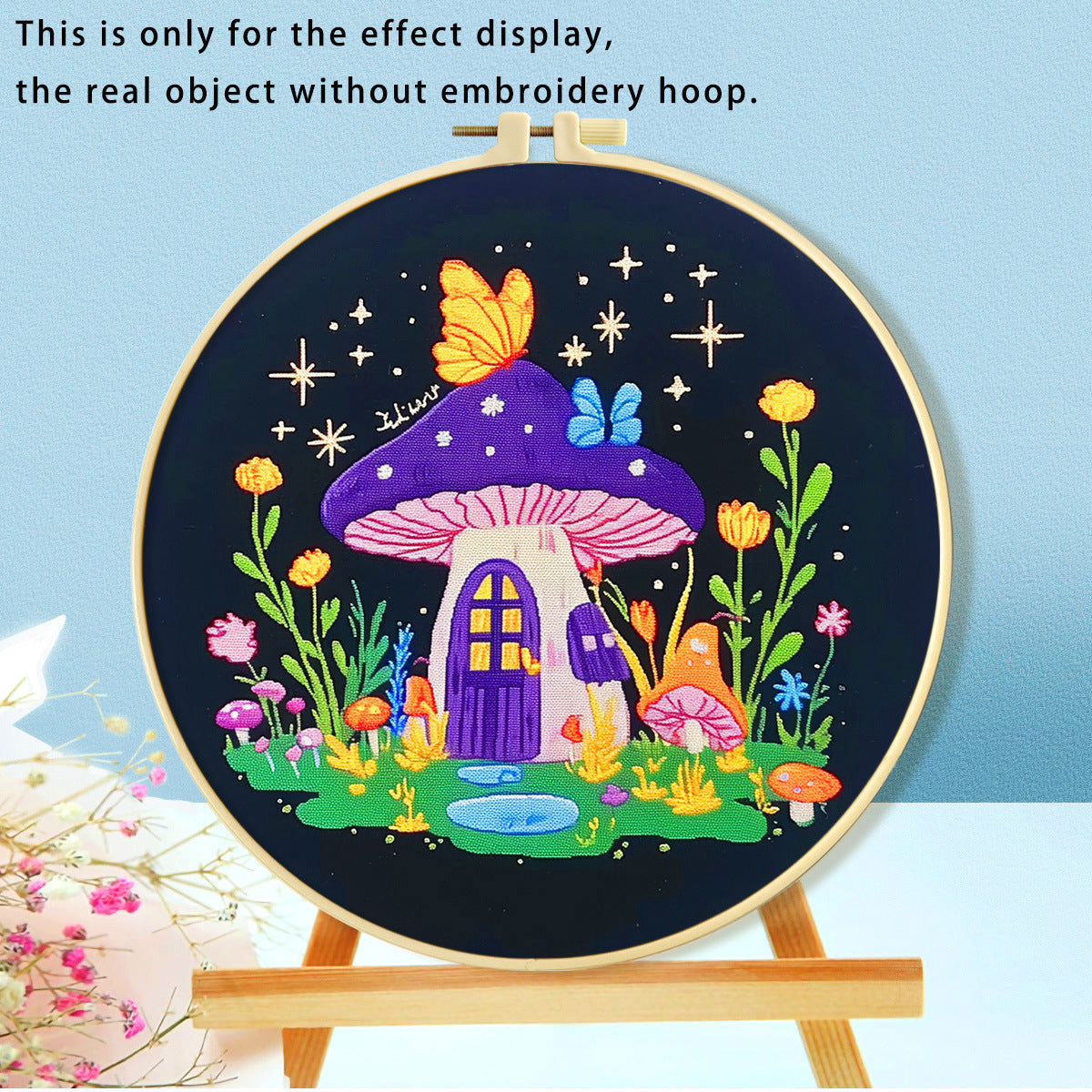 Mushroom Embroidery Art Kit