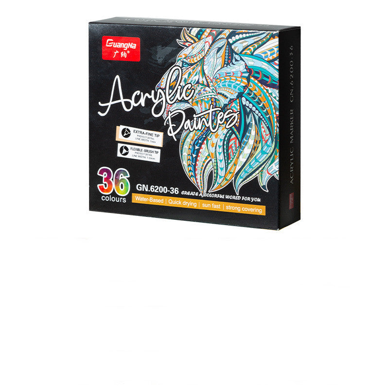 Double-ended Colorful Acrylic Marker set