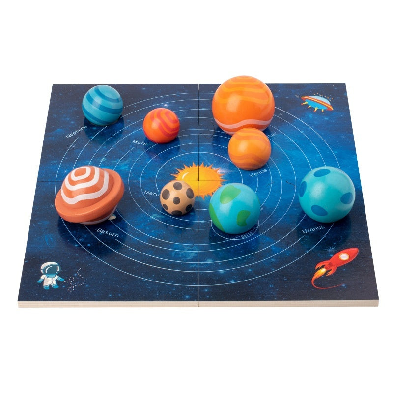 Montessori Solar System Eight Planets 3D Puzzle Model