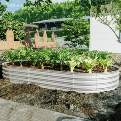 2Pcs 8x4x1ft Raised Garden Bed Kit