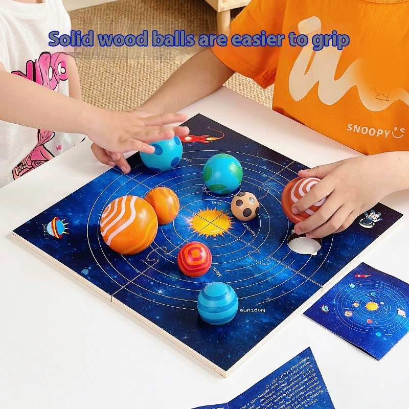 Montessori Solar System Eight Planets 3D Puzzle Model